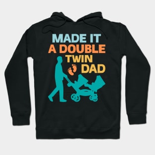 Father Of Twins New Baby Gift For Men Father day Hoodie